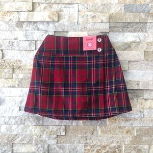 Gymboree plaid holiday skirt Sz 6